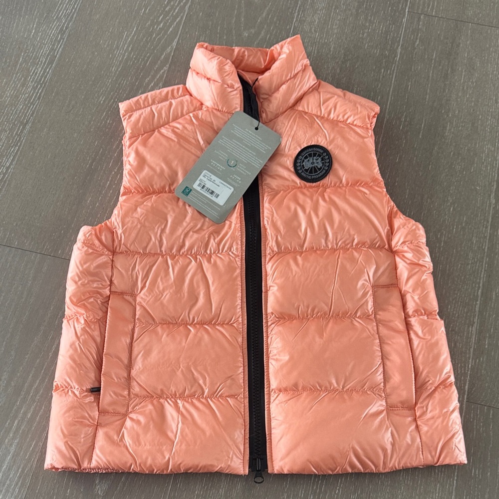 Canada Goose Coral Daylily Quilted Down Vest